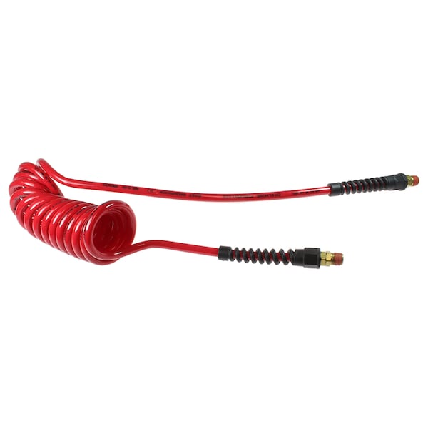 Flexcoil 1/4" ID x 15 ' 1/4" MPT Swivel Red